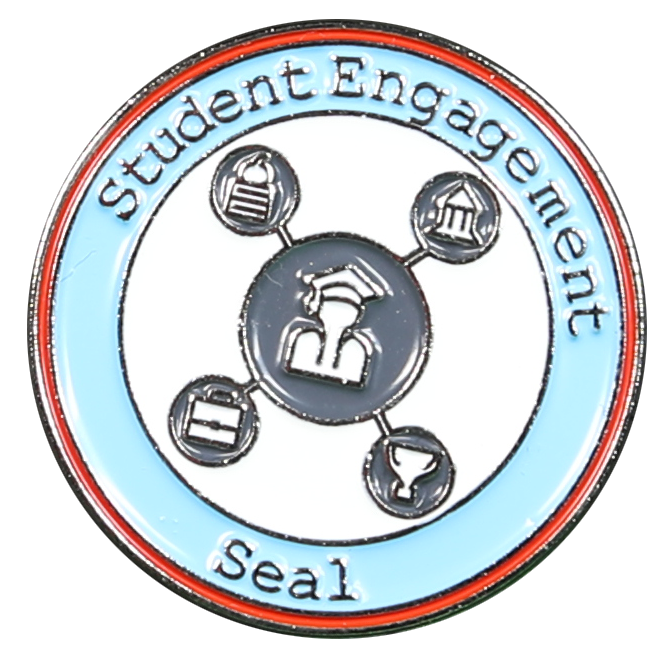 Student Engagement Seal Pin