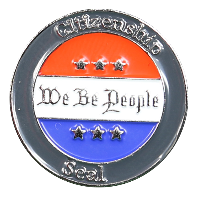 Citizenship Seal Pin